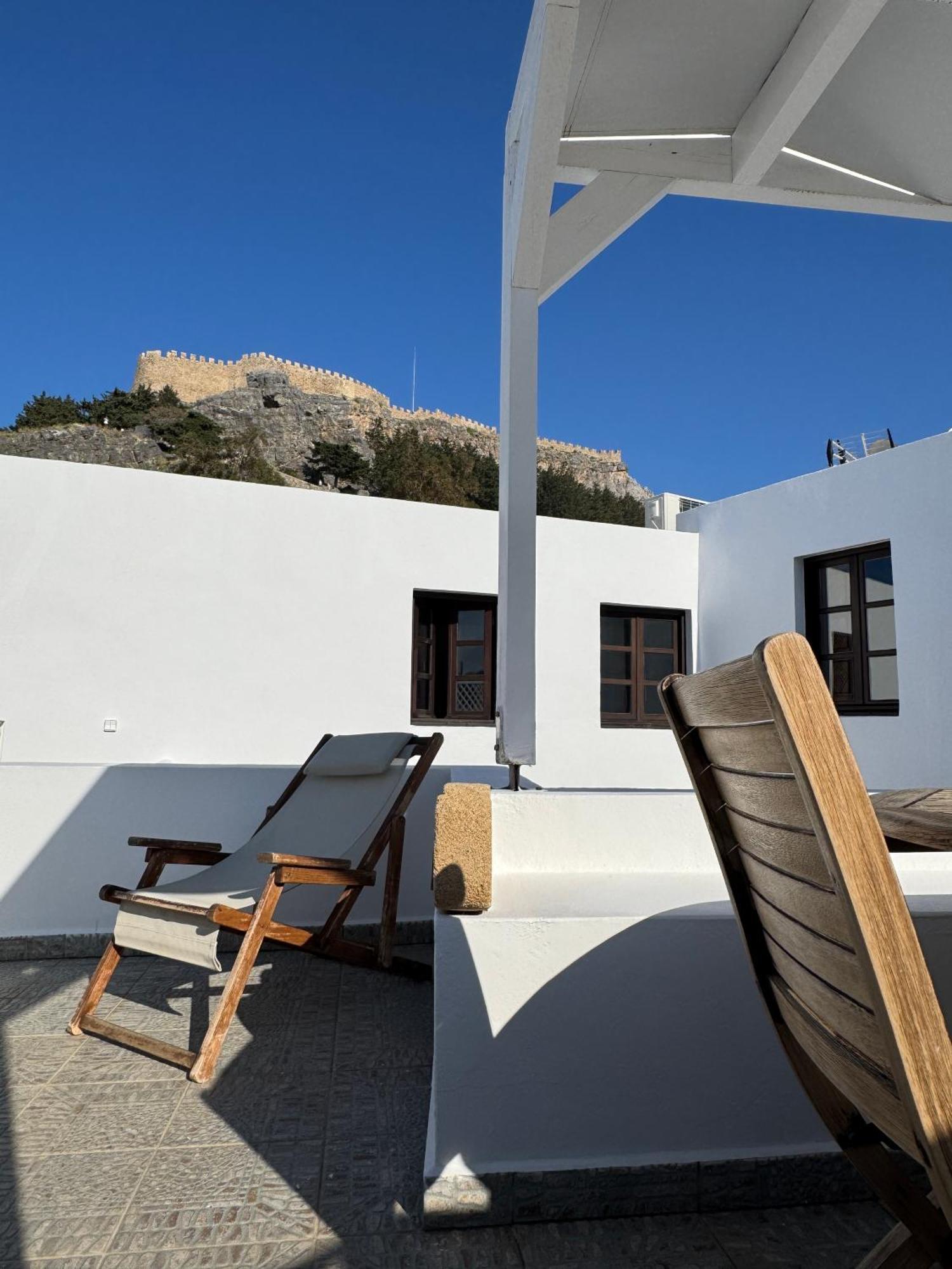 Elegant-Lindian Villa Marietta Lindos  Exterior photo