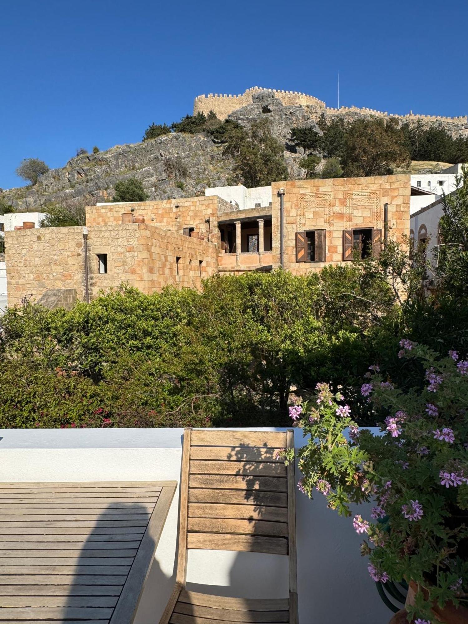 Elegant-Lindian Villa Marietta Lindos  Exterior photo